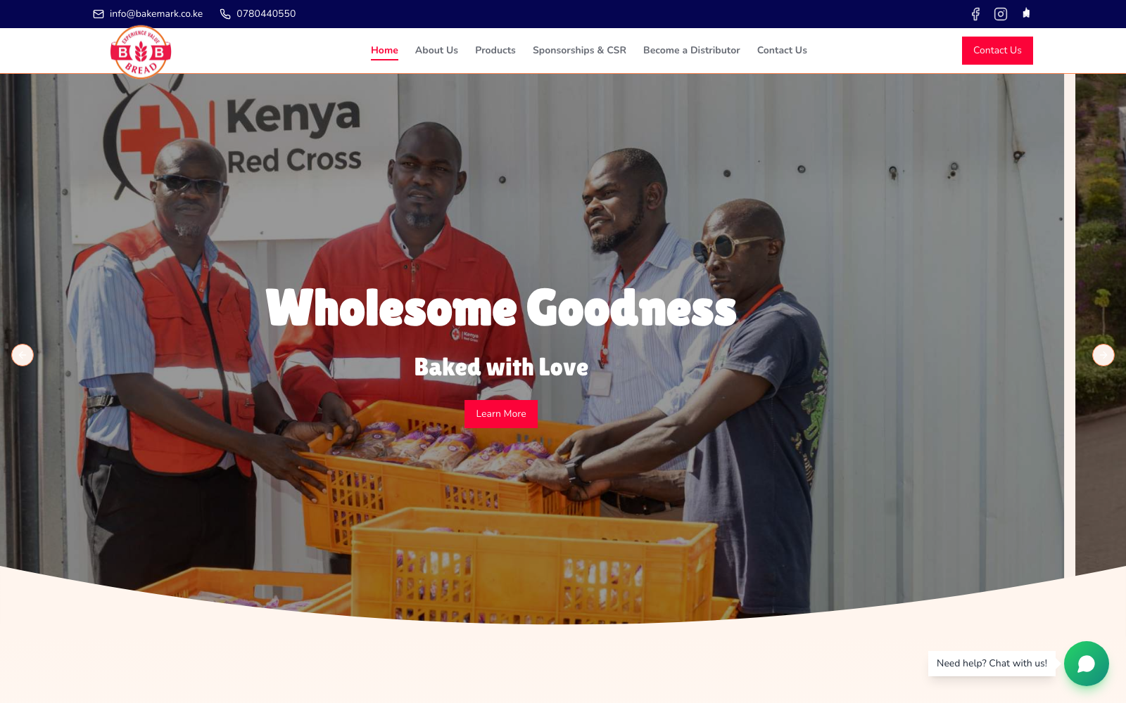 BakeMark website — Food Manufacturing
