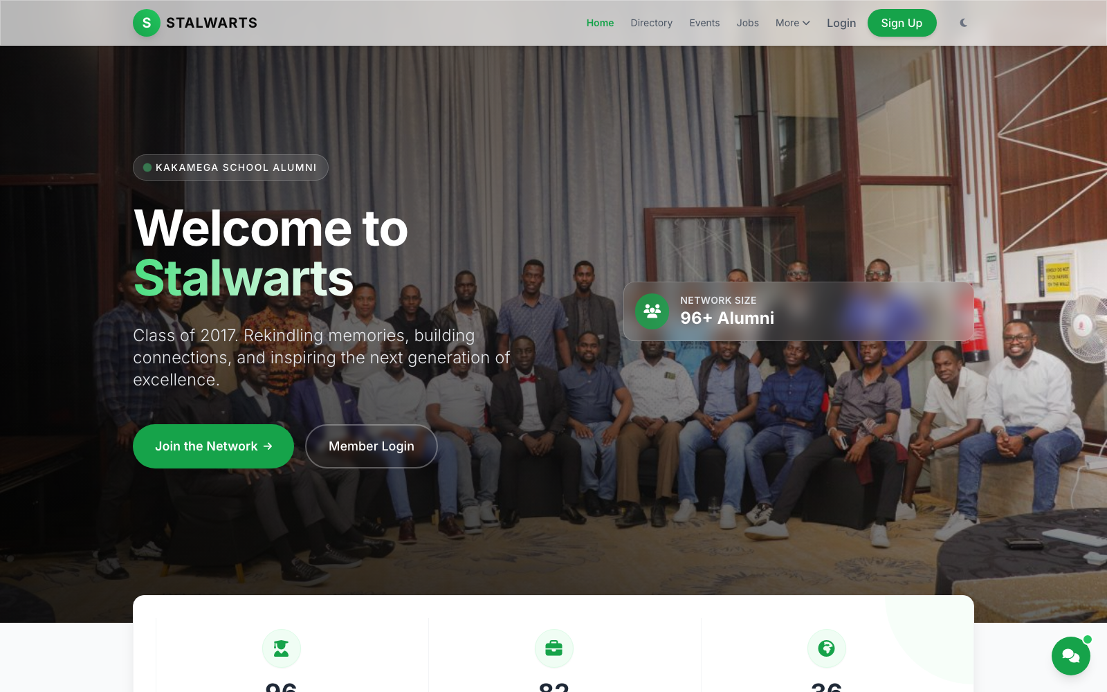 Stalwarts KHS 2017 website — Alumni Network