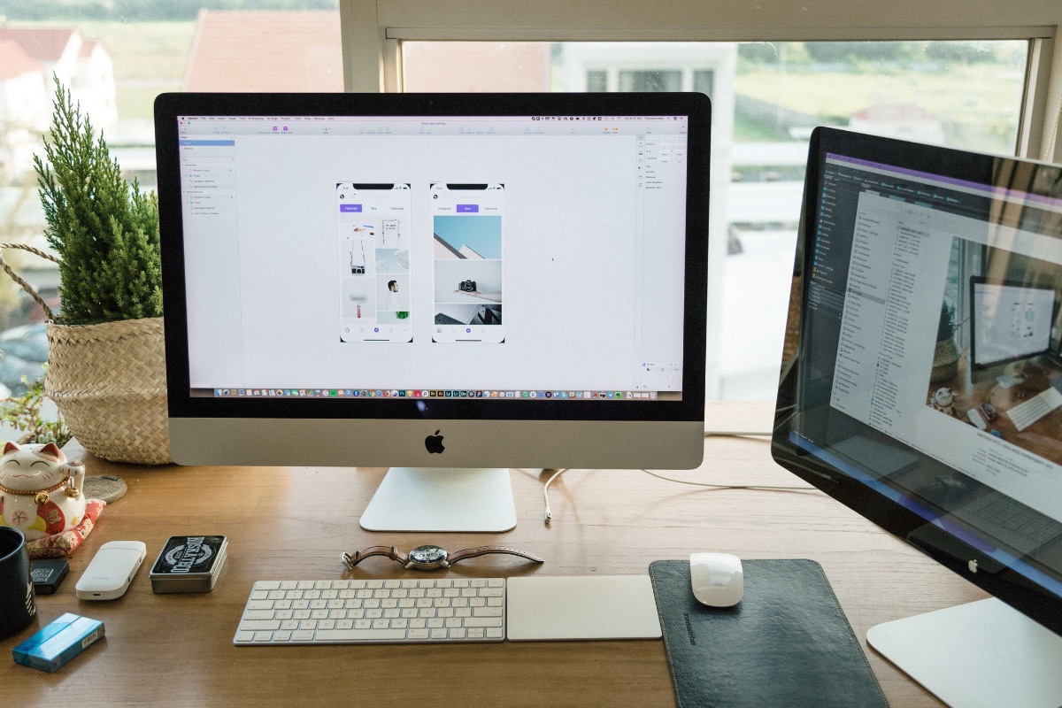 Design workspace used for SEO-optimised website planning